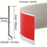 Flexible Baseboard Molding Trim, 4 Inch Self-Adhesive Vinyl Wall Base, Peel and Stick Cove Base, Rubber Wall Base