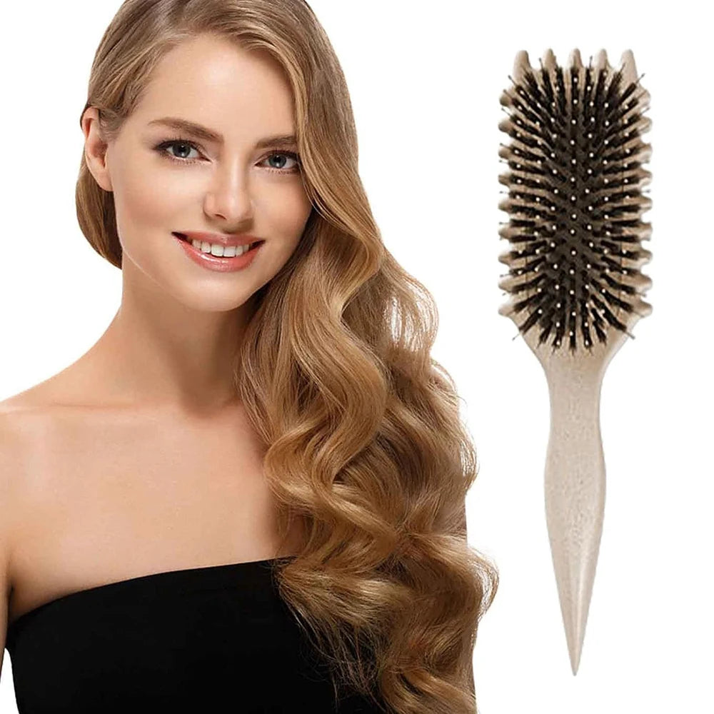 Multi-Purpose Styling Brush Portable Bounces Soft Washable Soft Tooth Massage Comb For Hairdressing Women Men Daily Hair Styling