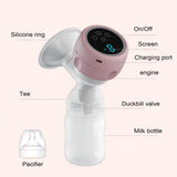 Rechargable Portable Breast Pump Silent Powerful Suction Fortable Painless and Silent Breast Automatic Electric Breast Pump