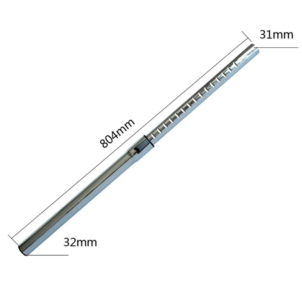 Telescopic Tube Vacuum Cleaner Tube Chrome Suitable For All Common Vacuum Cleaners 32mm Universally Telescopic Aspirator Tube