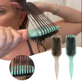 Multi-Purpose Styling Brush Portable Bounces Soft Washable Soft Tooth Massage Comb For Hairdressing Women Men Daily Hair Styling