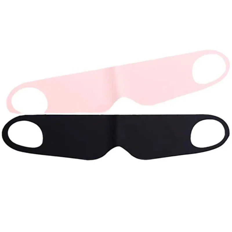 Comfortable Sleep Blackout Eye Mask Travel Eyepatch Thin Soft Eyeshade Nap Goggles Soild Color Washable Eye Protection Blindfold