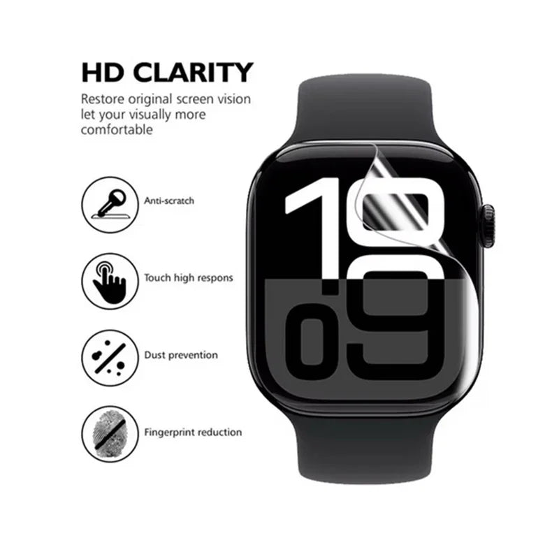 Screen Protector for Apple Watch Series 10 42mm 46mm Bubble Free HD Clear Film iWatch 10