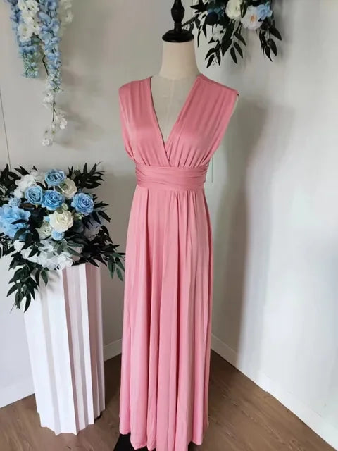 Rust Bridesmaid Dress Infinity Multiway Maxi Bridesmaid Dress Formal Wrap Wedding Evening Dress Wedding Cocktail Floor Length
