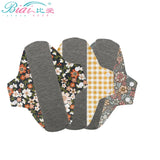 BIAI Reusable Graphene Sanitary Pads Washable Menstrual Pads With Waterproof Wet Bag Women Breathable Nursing Pad 20*23CM