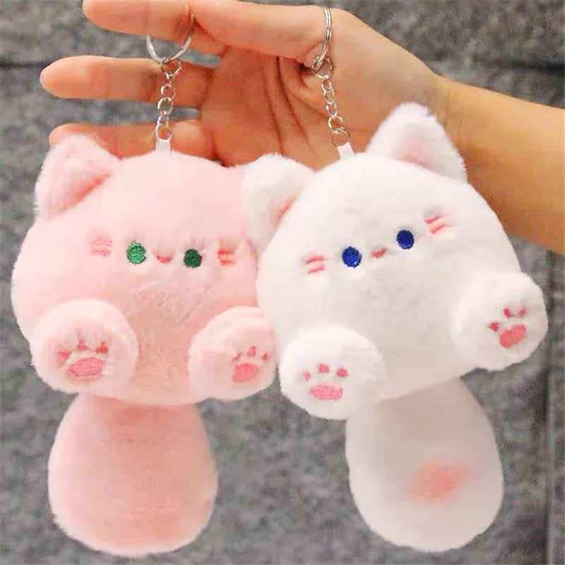 2025 New Cartoon Cat Doll Plush Pendant Creative Hangings Ornament Key Pendant Bag Accessories Bag Pendant Car Keys Accessories