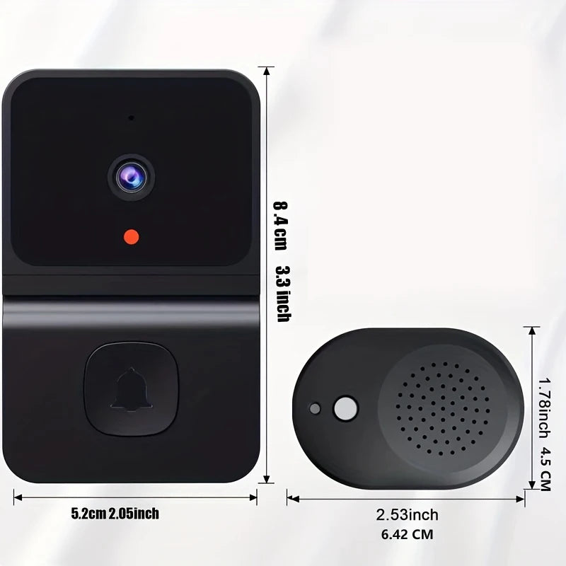 2.4G USB Wireless WiFi Doorbell Camera Waterproof Video Door Bell Smart Outdoor Security Doorbell With Camera Night Vision Tools