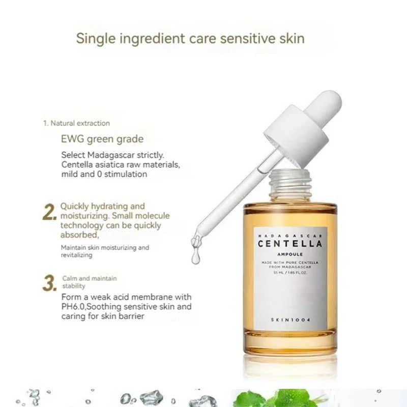 Centella Asiatica Skin Care Set Essence Moisturizing Calming Brightening Facial Serum Calming Moisturizing Brightening Face Care