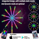 Firework Strip Lights Remote App Control Festoon Lamp Music Sync For Living Room Christmas Indoor Party Decor Smart Fairy Light