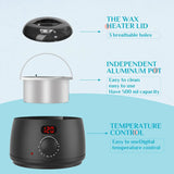 Hair Removal Wax Machine Waxing Heater and Beans Kit Depilatory Epilator Wax-melt Pot Paraffin Warmer Heating Machine