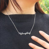 Stainless Steel Ariana Signature Necklace Music Album Positions Yours Truly Necklaces Fan Gift Christmas Chill Concert Jewelry