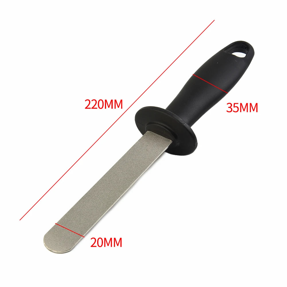 Double Sided Diamond File Sharpening Rod Whetstone Ener Ening Stone Tool Abrasive Tool 400#1000# For Kitchen Gadgets