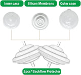 Backflow Protector and Tubing Compatible with Spectra S1 Spectra S2 Spectra 9 Plus Breast Pumps, Spectra Breast Pump Replacement