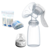 Hand-type Breast Pump Baby Milk Bottle Nipple With Sucking Function Baby Product Feeding Breast Pump Mother Use Milk Storage Bag