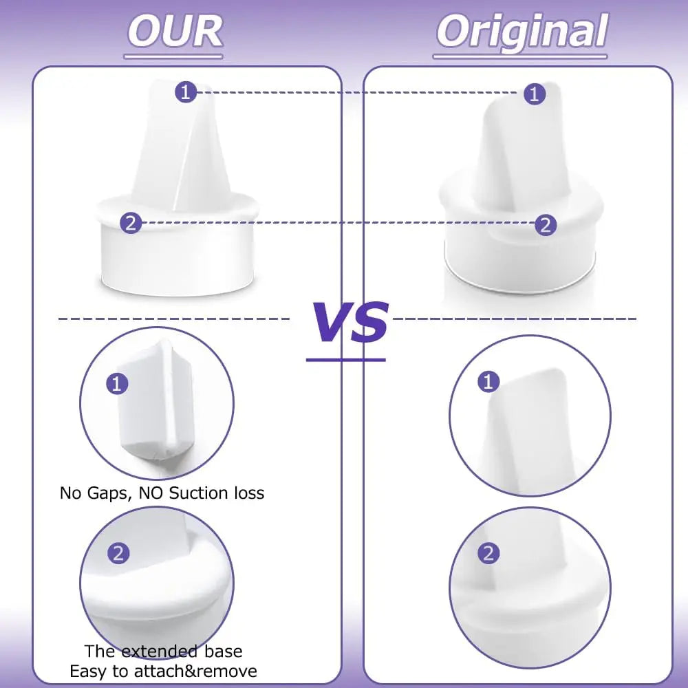 Duckbill Valves Compatible with Lansinoh breastpumps, for Lansinoh Breast Pumps Replacement Duckbill Valve Parts