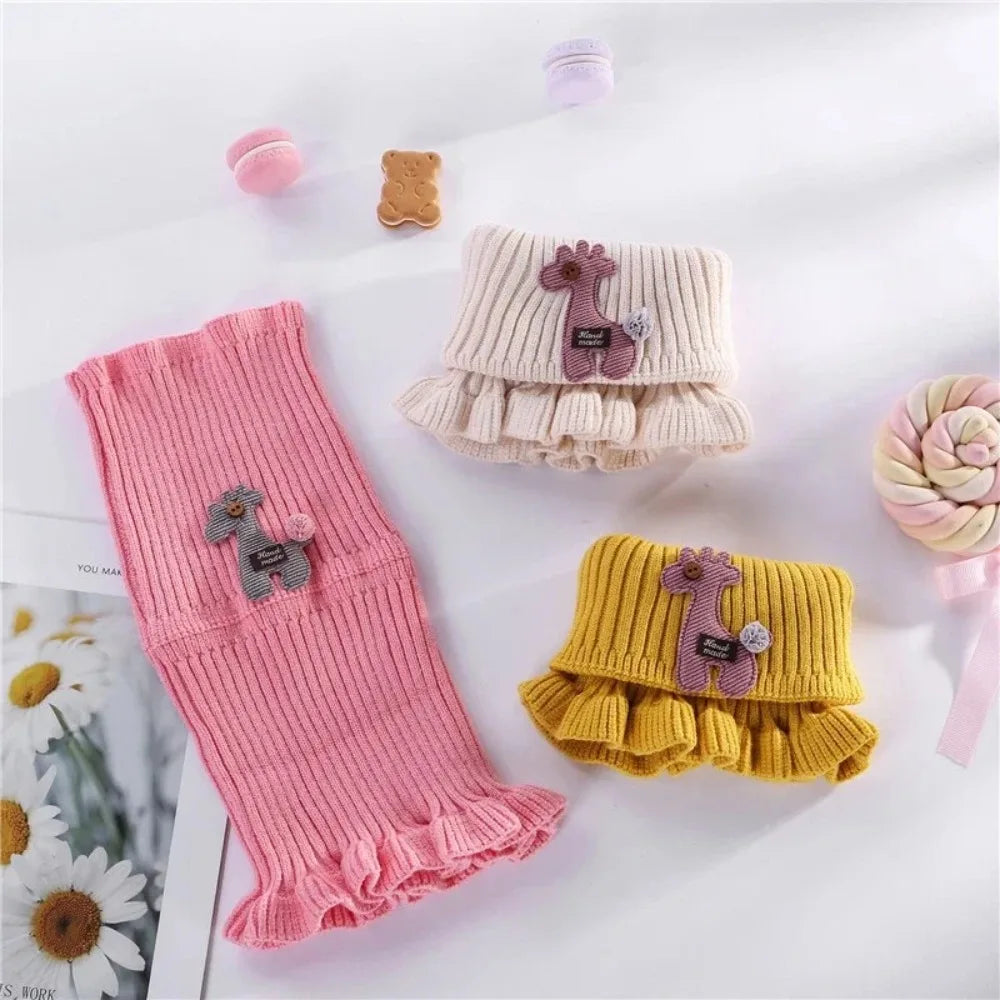 New Knit Scarfs Knitted Scarf Wool Multiple olors Winter Warmer Collar Outdoor Scarves Knitted Baby Scarf Kids