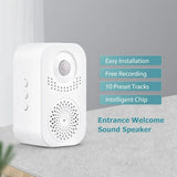 ML56 Talking Welcome Doorbell Motion Sensor Store Security Reminder Business Detector Entry Intelligent Greeting Door Chimes