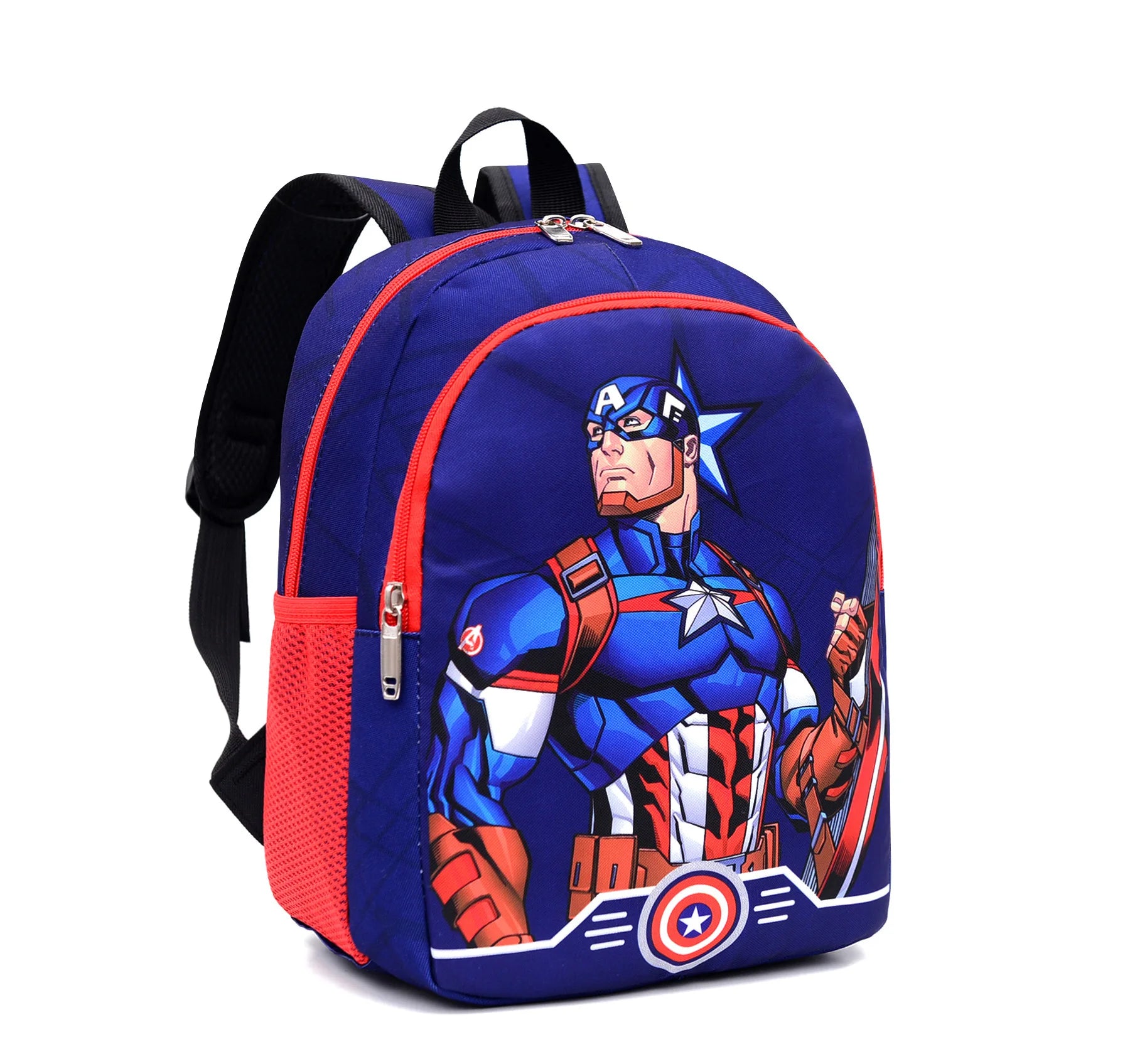 Disney Marvel Bags Spider Man Iron Man Backpack Children Cartoon Captain America Kindergarten School Bag For Boys Schoolbag Gift