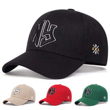 Unisex Letter Ng Side Ar Embroidery Baseball Caps Spring and Autumn Outdoor Adjustable Casual Hats Sunscreen Hat