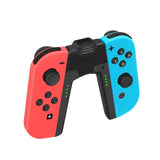 Joy-Con Grips Charging Dock Adapter for Nintendo Switch OLED V-shaped Joy-Con Handle Controller Charger Adapter