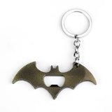 Creative Bat Shaped Beer Opener Keychain Alloy Bag Pendant Gifts for Boyfriend Cute Groomsmen Gifts Present Two Colors Available