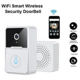 Wireless Video Doorbell Camera WiFi Doorbell HD Camera Outdoor Security Two-Way Audio Cell Phone Door Welcome Bell Intercom