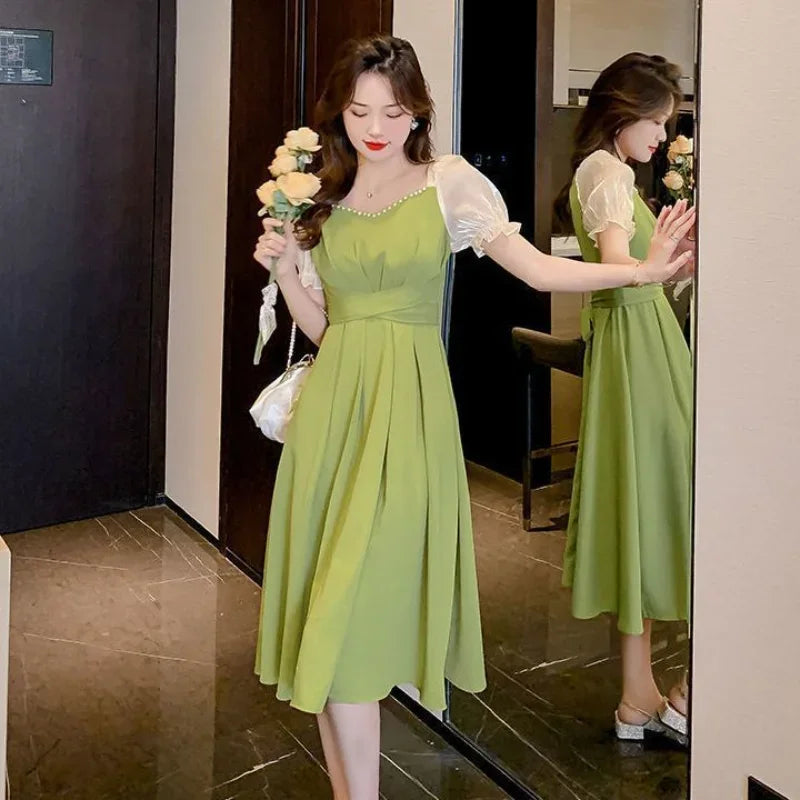 Green Evening Dresses for Women 2025 Black Clothes Prom Party Red Woman Dress Midi Sensual Sexy Luxury Chic and Elegant Pretty X
