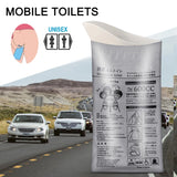 4-20PCS Outdoor Emergency Urine Bags 600ml Easy Take Piss Bags Travel Mobile Toilet Portable Urinal Bag Baby Women Vomiting Bags