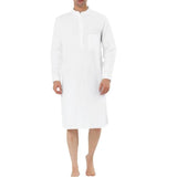 Muslim Fashion Casual Pocket Long Shirts Robe Kurta Men Arabe Hombre Arabic Shirt Islamic Dubai Man Clothing Kaftan for Men