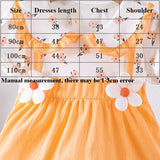 Summer Girls Baby Dresses Short Sleeve Floral Princess Dress Kids Children Outfit 0-3 Years Old
