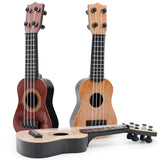 Mini Guitar 4 Strings Classical Ukulele Guitar Toy Musical Instruments for Kids Children Beginners Early Education Small Guitar