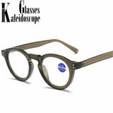 Retro Blue Light Blocking Reading Glasses  Women Men Oval Presbyopia Eyeglasses Computer Hyperopia Diopter +1.0 +1.5 +2.0 +2.5 3