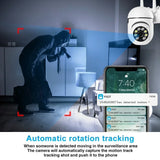 1080P 2.4G WiFi Cameras Wireless Security Surveillance PTZ Camera Outdoor IP Camera AI Human Tracking Two-way Audio HD V360 Cam