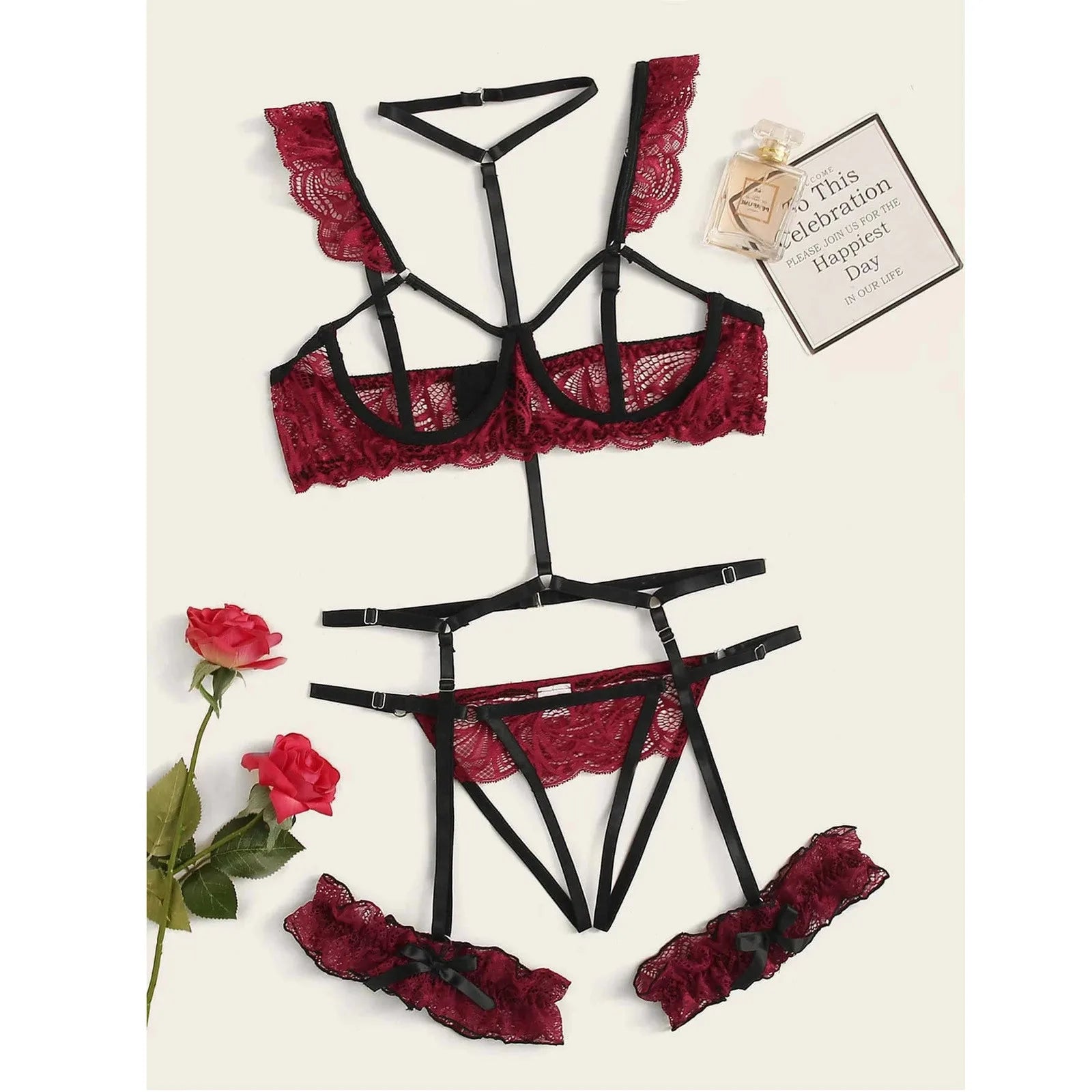 Sexy Lingerie Erotic Cup Bra Sets Underwear For Women Wire Thin Lingerie Breathable Comfortable Bras Sets нижнее белье женское