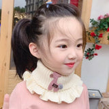 New Knit Scarfs Knitted Scarf Wool Multiple olors Winter Warmer Collar Outdoor Scarves Knitted Baby Scarf Kids