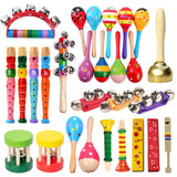 Wooden Musical Instrument Toys for Kids Montessori Educational Toys Baby Rattles Children Musical Funny Toys Gift for Boys Girls