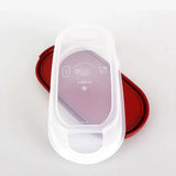 Tupperware 500ml  Food Storage Containers Set with Lids MM Sealed Grains Dry Goods Storage Box Plastic Storage Oval Classic Red