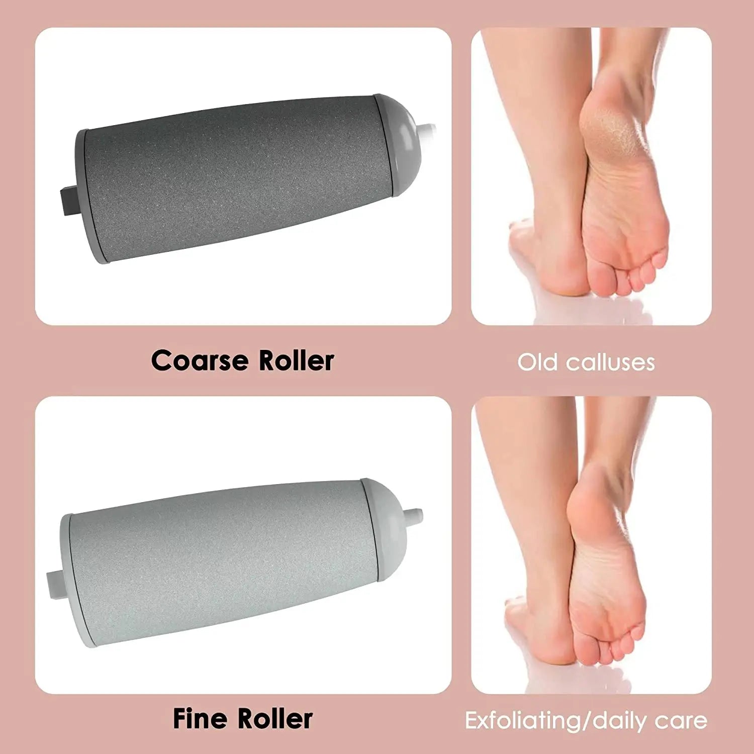 Professional Electric Foot File Callus Remover Pedicure Machine Apparatus for Heels Grinding Device Foot Corns Remove Roller