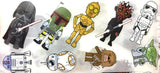 NEW MINISO Star Wars cartoon stickers the force awakens flat stickers for wall deco notebook water cup phone deco PVC stickers