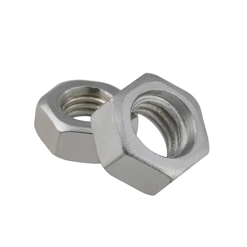 4# 1/2 1/4 1/8 3/8 3/16 5/16 5/32 Zinc Plated Carbon Steel Anglo-American Standard Nuts Hex Hexagon Nuts