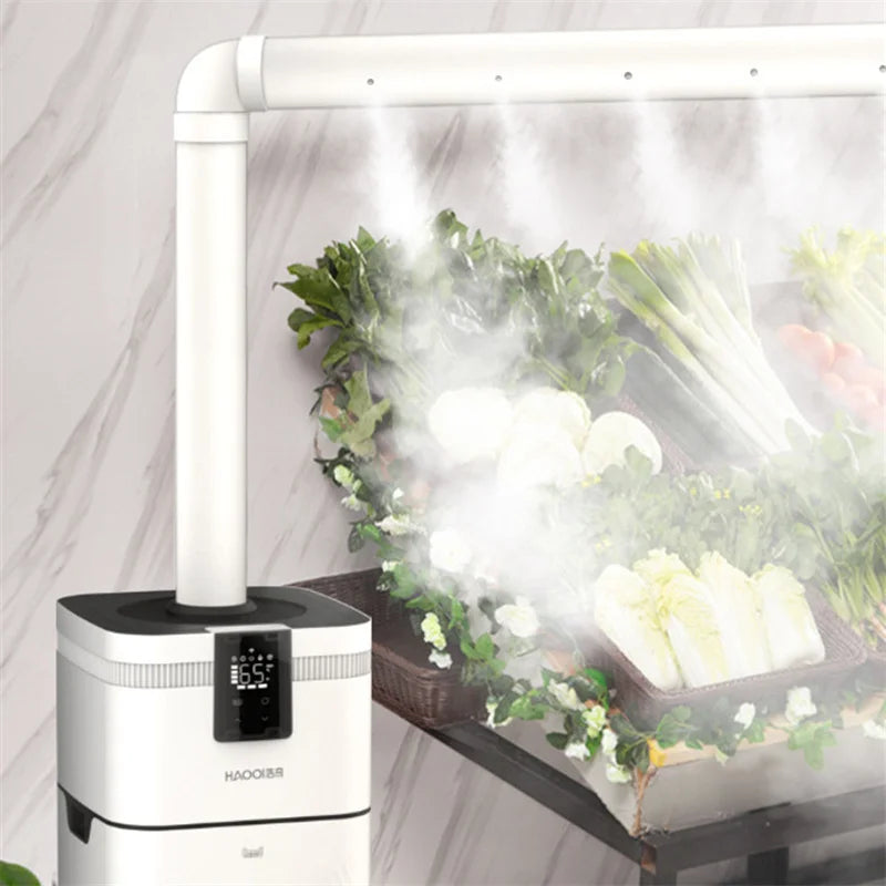 30L Humidifiers Commercial Humidifier High Capacity Humidifier Remote Control, Touch, Wifi Control Supermarkets And Vegetable