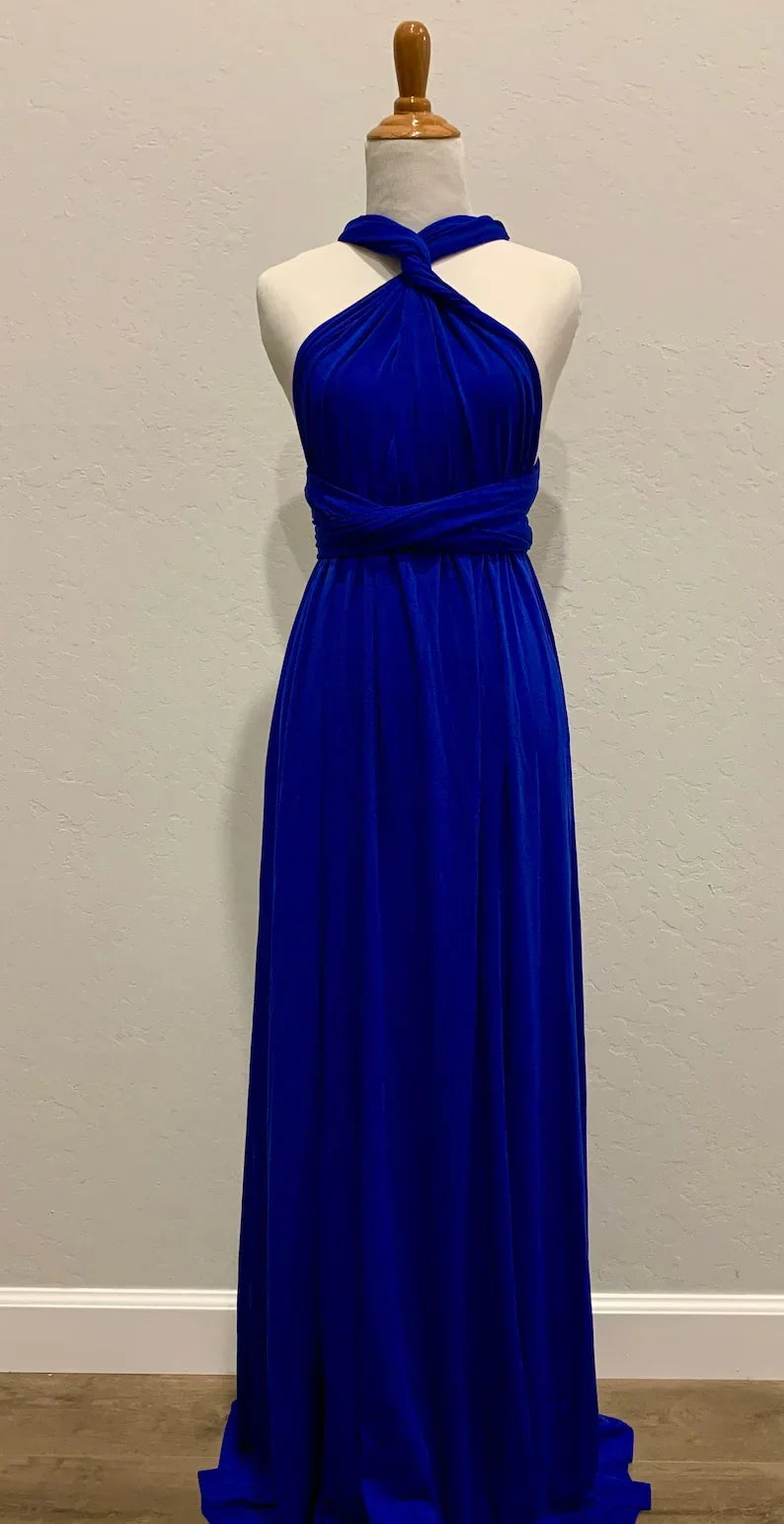 Rust Bridesmaid Dress Infinity Multiway Maxi Bridesmaid Dress Formal Wrap Wedding Evening Dress Wedding Cocktail Floor Length