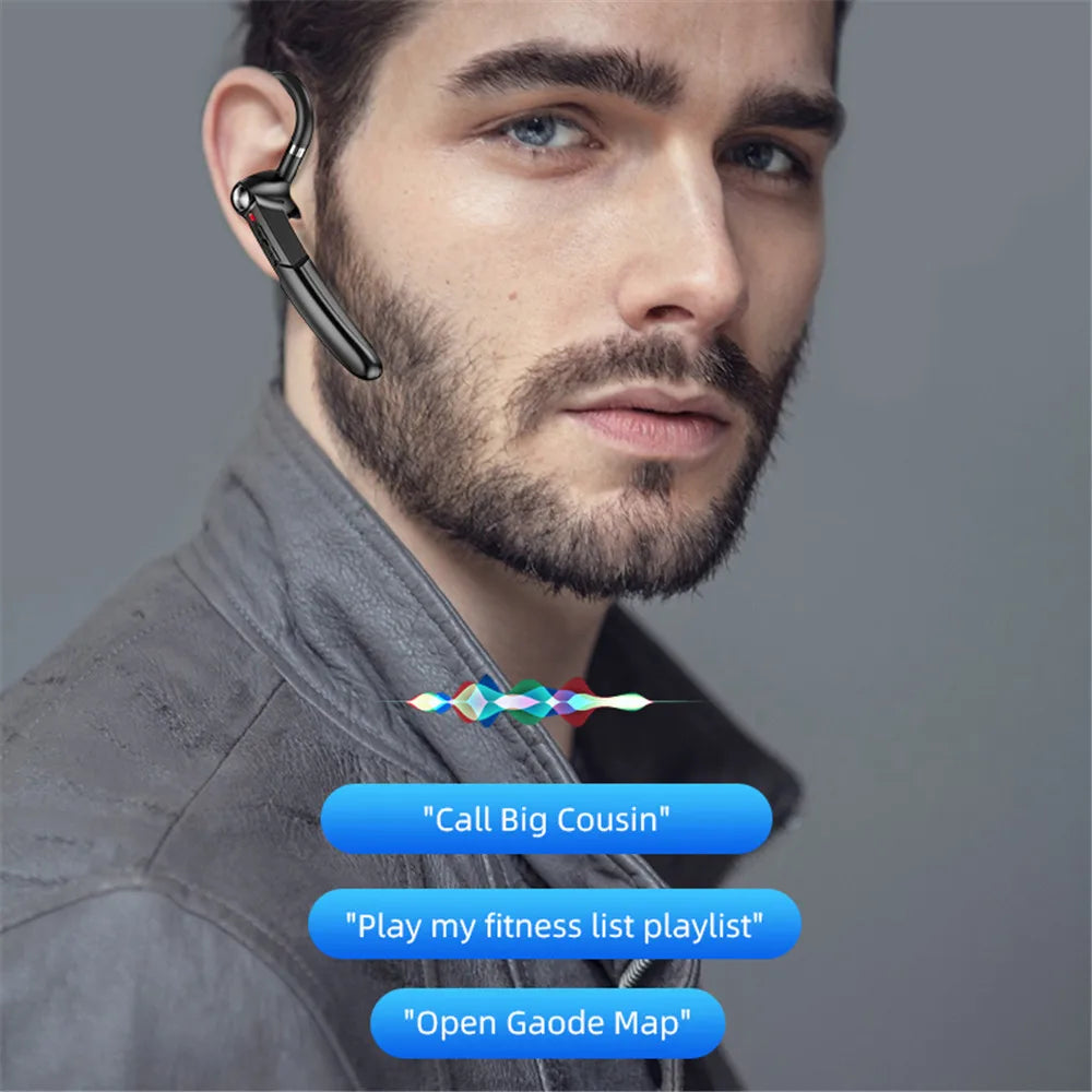 Bluetooth 5.0 Headphones TWS Wireless Earphones Fingerprint Touch Business Headset HIFI Stereo Waterproof Earpiece for Xiaomi