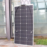 100W Flexible Monocrystalline Solar Panel For Car/Boat/ Home Solar Battery Can Charge 12V Waterproof Solar Panel China