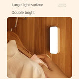 LED Motion Sensor Night Light USB Charging Smart Light Cabinet Lamp Wireless Human Body Induction For Kitchen Bedroom Bathroom