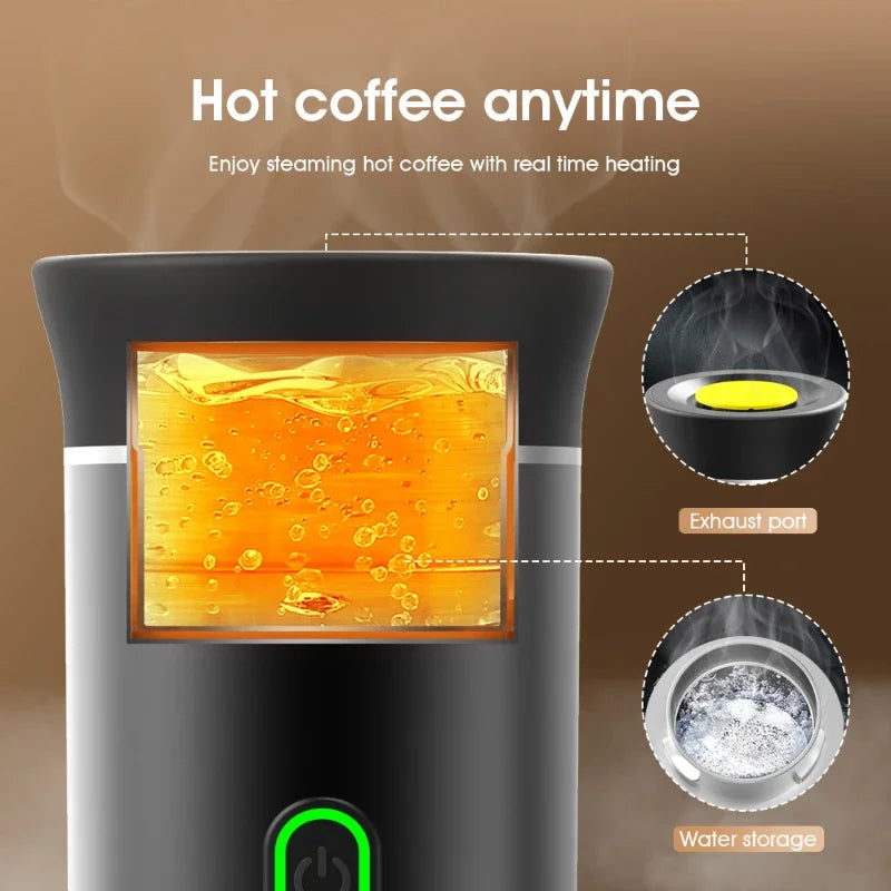 Xiaomi Youpin Coffee Machine Wireless Electric Portable Espresso 3 in 1 Espresso Coffee Maker Capsule Powder For Car Camping New