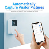 Wireless Video Doorbell Camera WiFi Doorbell HD Camera Outdoor Security Two-Way Audio Cell Phone Door Welcome Bell Intercom