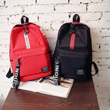 style backpack shoulder bag boys and girls junior high school student backpack large capacity Korean version campus schoolbag