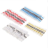 100-1000pcs Heat Shrink Connectors Sleeve Tube Terminals Electrical Butt Splice Wire Connector Solder Insulated Cable Splice