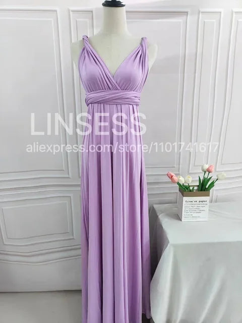 Rust Bridesmaid Dress Infinity Multiway Maxi Bridesmaid Dress Formal Wrap Wedding Evening Dress Wedding Cocktail Floor Length
